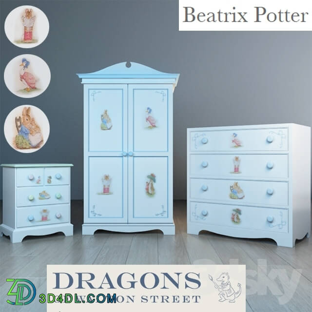 Wardrobe - Dragons of Walton Street Collection_ Beatrix Potter