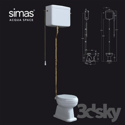 Toilet and Bidet - WC simas LO_901 _ LO_902 OM 