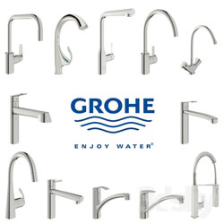 Fauset - Collection GROHE faucets for the kitchen 