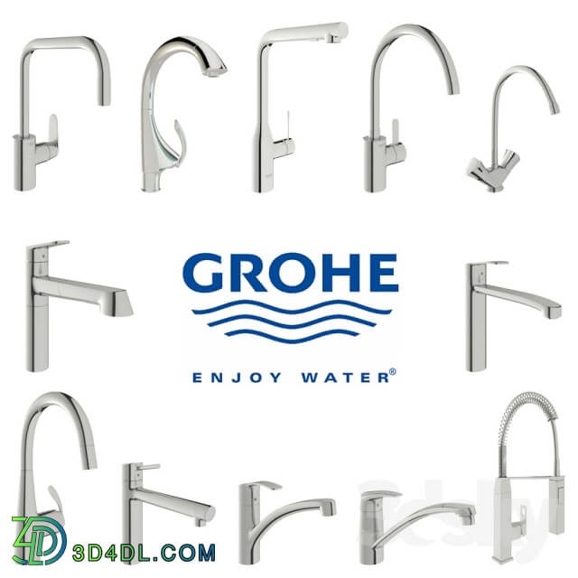 Fauset - Collection GROHE faucets for the kitchen