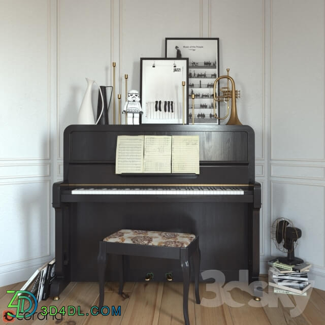 Musical instrument - The piano and flugelhorn