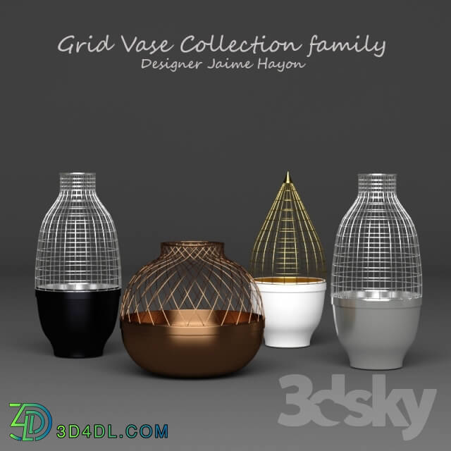 Vase - Grid Vase Gaia _ Gino by Jaime Hayon