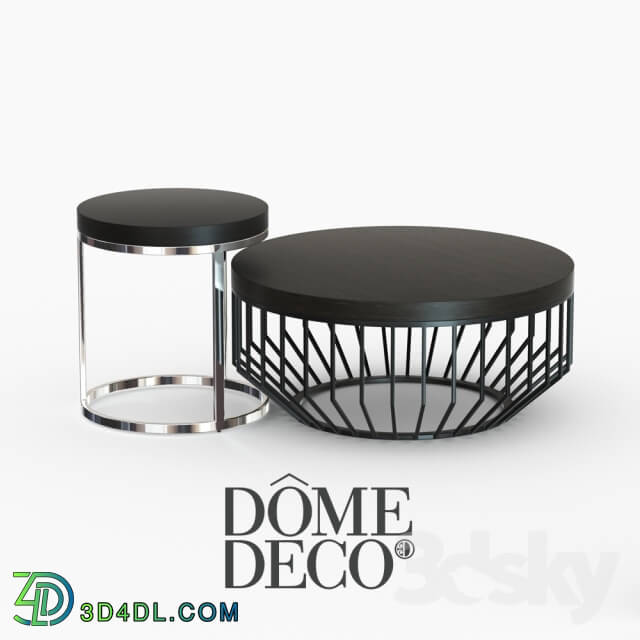 Table - Dome deco set of coffee tables