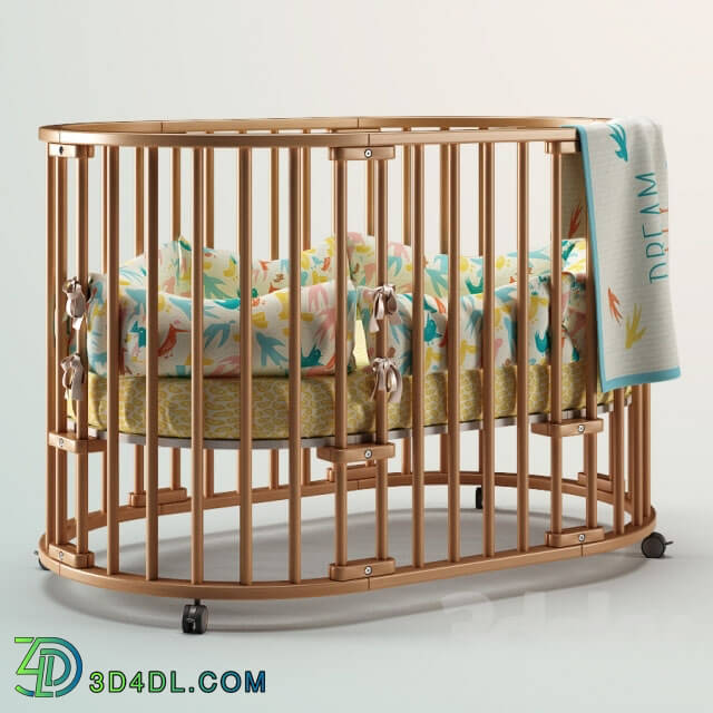 Bed - Cot transformer Moon Bed