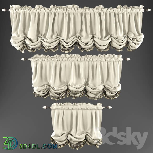 Curtain - Austrian blind