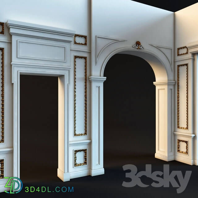 Decorative plaster - Classic wall molds 2