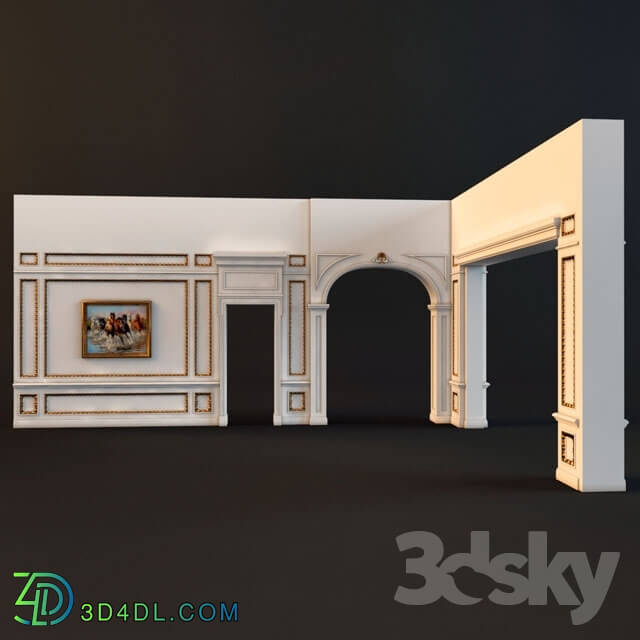 Decorative plaster - Classic wall molds 2