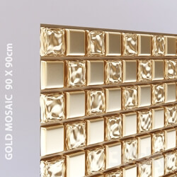 Bathroom accessories - Free_Gold Mosaic 90 x 90 cm 