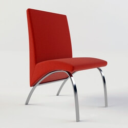 Chair - modern red chair 