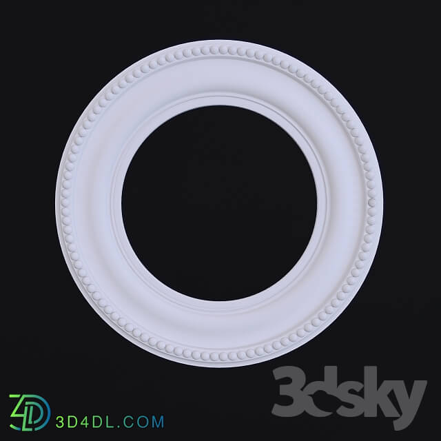 Decorative plaster - Rosette ceiling EVROPLAST