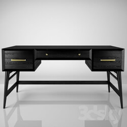 Table - Desk writing black 