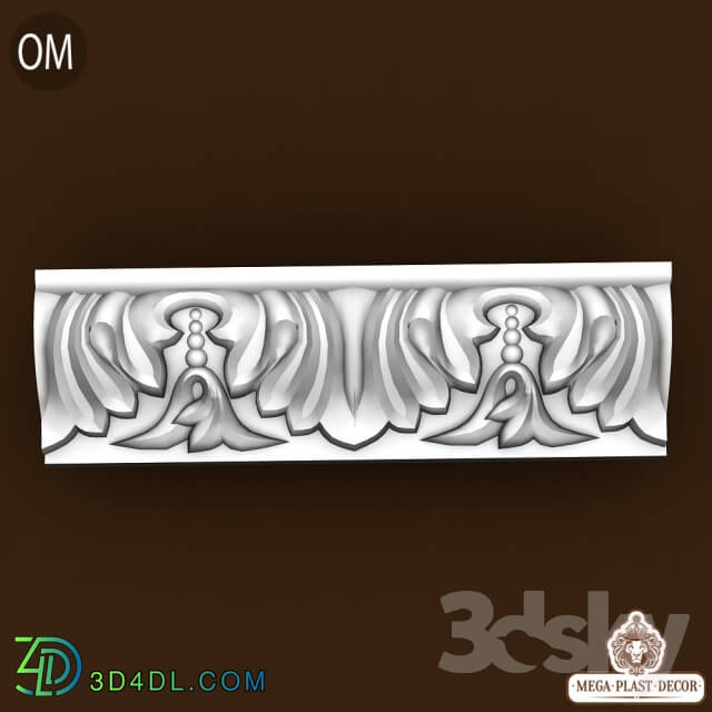 Decorative plaster - Om. Mega plast decor Cornice