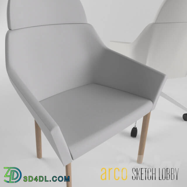 Chair - Arco Sketch Lobby chair