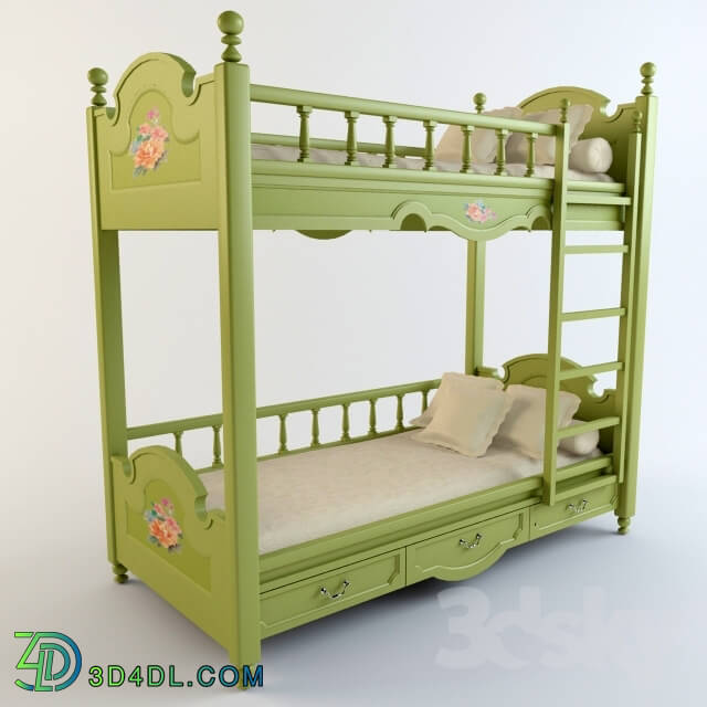 Bed - 2-level bed