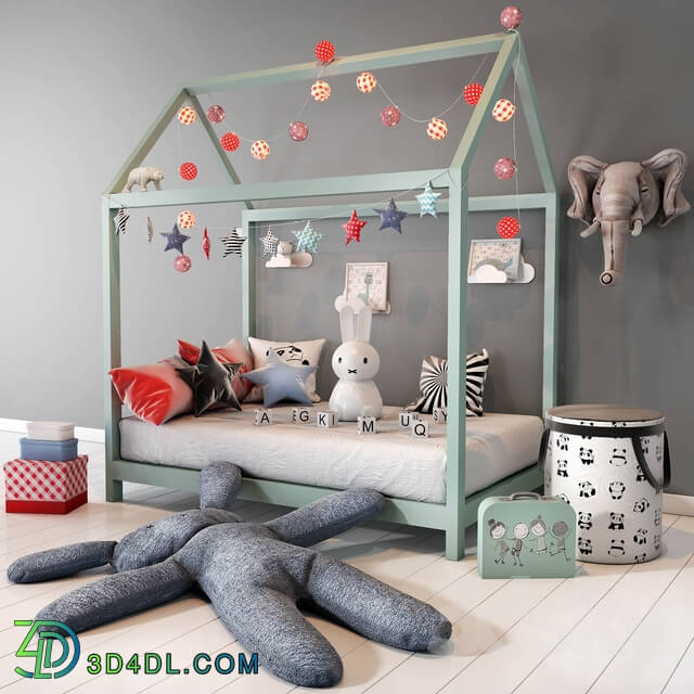 Bed - Children bedroom set 01