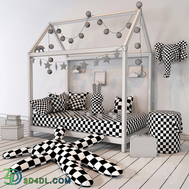 Bed - Children bedroom set 01