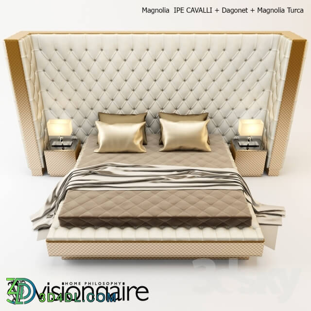 Bed - Magnolia IPE CAVALLI _ Dagonet _ Magnolia Turca