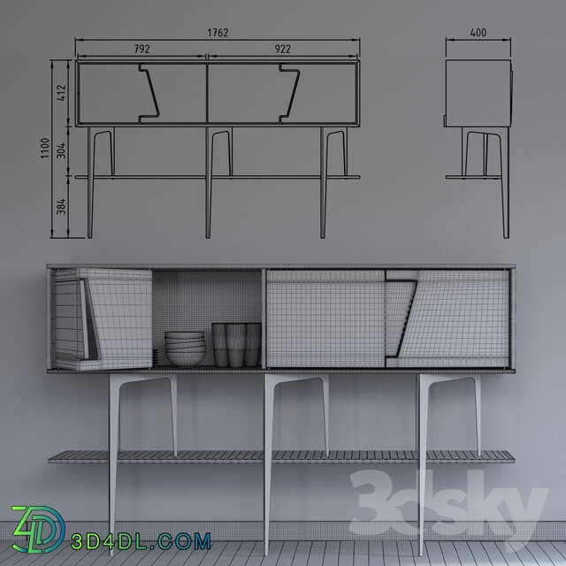 Sideboard _ Chest of drawer - Neus Sideboard