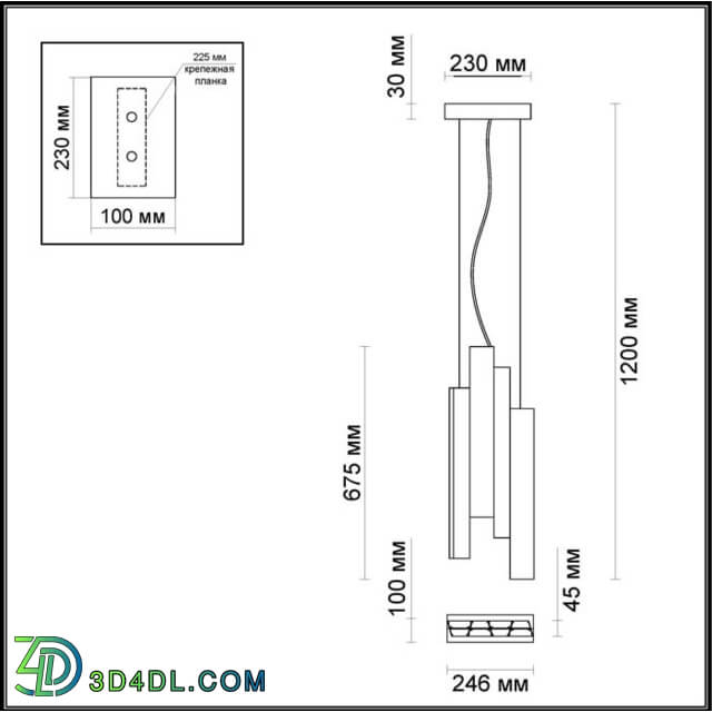 Ceiling light - Chandelier ODEON LIGHT 4014 _ 71L_ 4014 _ 99AL_ 4014 _ 99L PIANO