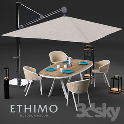 Table _ Chair - Ethimo set 