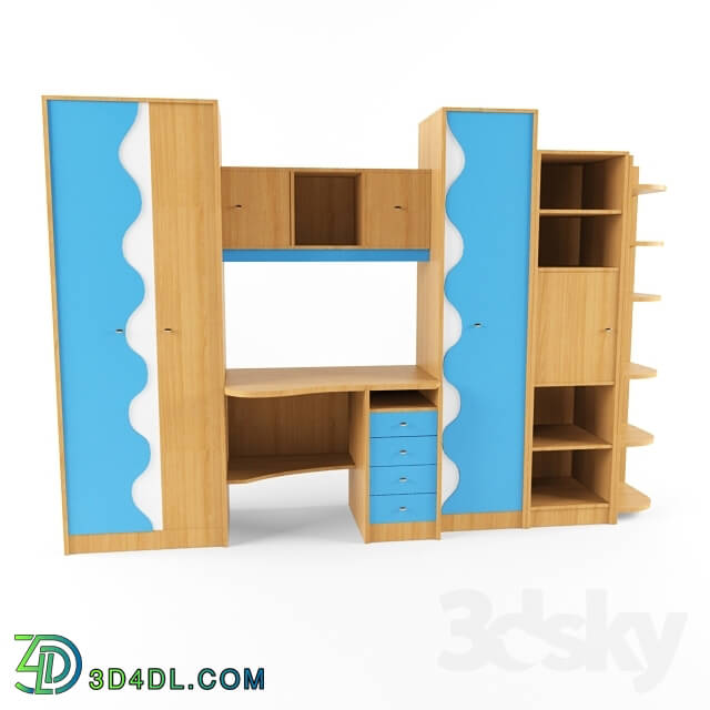 Full furniture set - Children_s wall