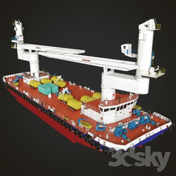Transport - Crane barge 