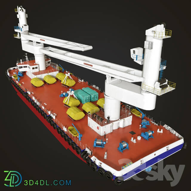 Transport - Crane barge