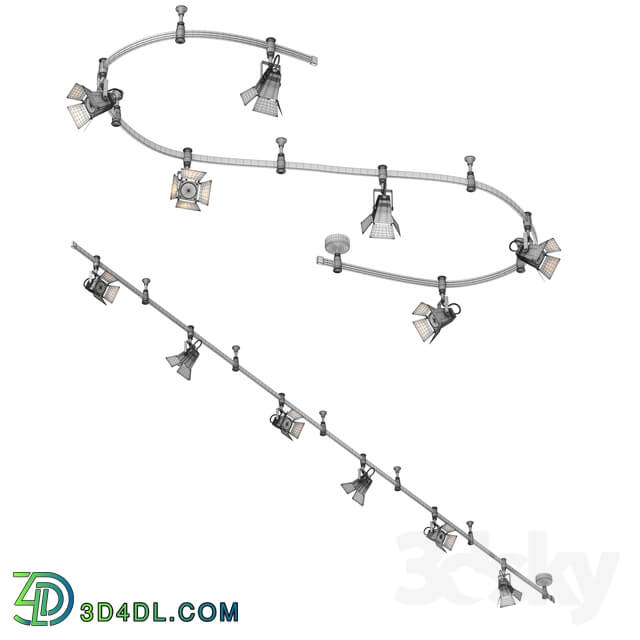Technical lighting - Flexible track system ODEON LIGHT 3631 _ 6TR FLEXITECHNOPRO