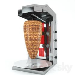 Restaurant - shawarma machine 