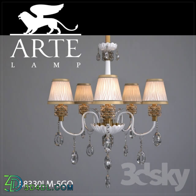 Ceiling light - Chandelier ArteLamp A8330LM-5GO