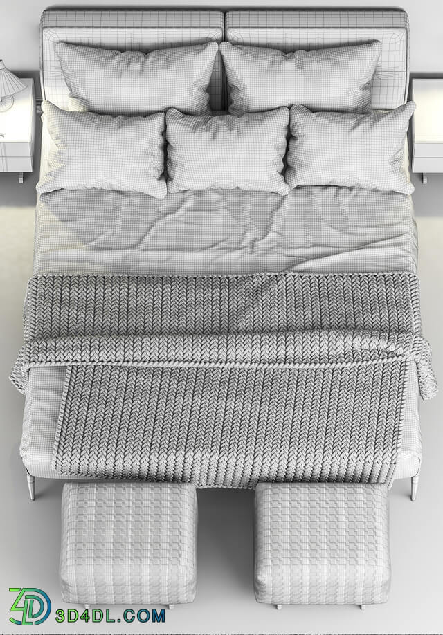 Bed - Bed Flexform Adda bed