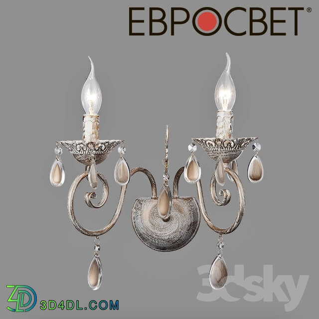 Wall light - OM Sconce with crystal Eurosvet Galatea 10009_2