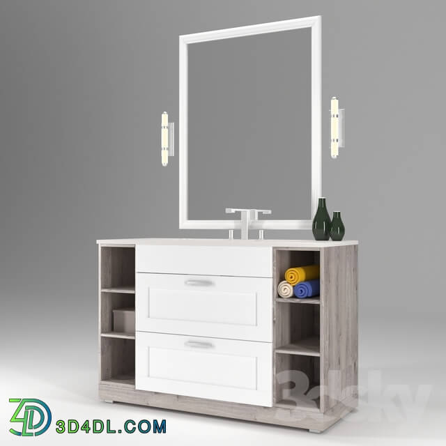 Wash basin - WC-Tumb _Cabinet with sink for the bathroom_
