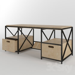 Office furniture - FWF_OF01_Modern_Desk 