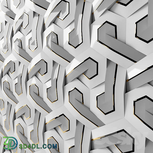 3D panel - Decorative wall