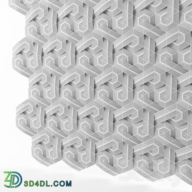 3D panel - Decorative wall