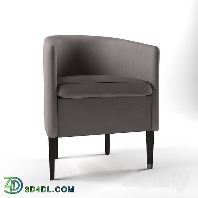 Arm chair - Chair - Fabric _ Wood Materials