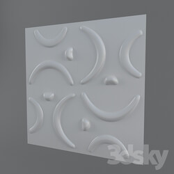 Decorative plaster - 3d panel 