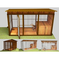 Building - enclosures for dogs 
