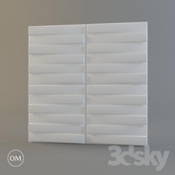 3D panel - _OM_ 3d wall panel _Artpole_ Bladet 