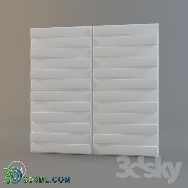 3D panel - _OM_ 3d wall panel _Artpole_ Bladet