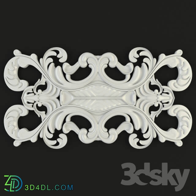 Decorative plaster - Stucco element 3