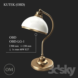 Table lamp - KUTEK _OBD_ OBD-LG-1 