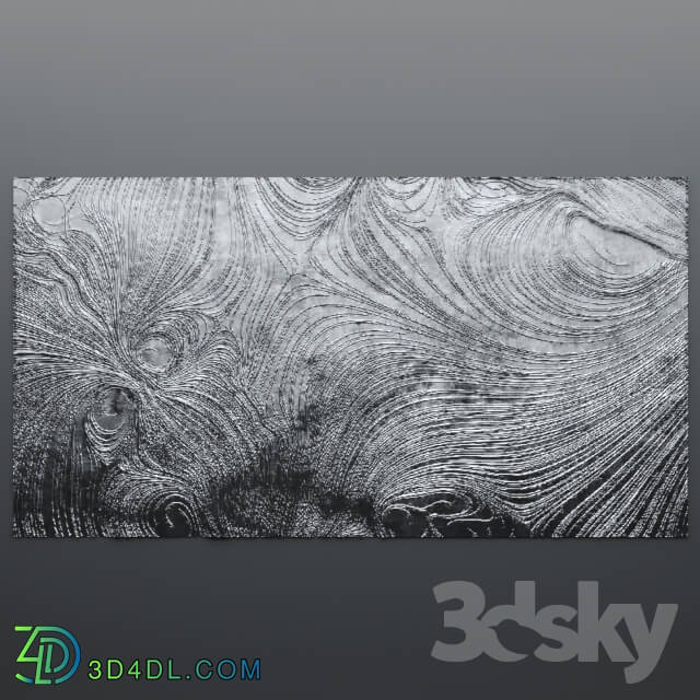 Other decorative objects - Decor for wall. Panel. 3D