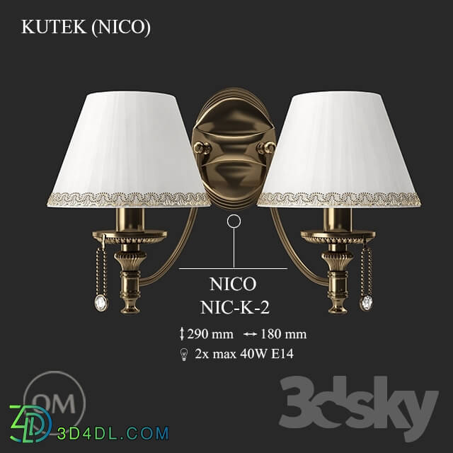 Wall light - KUTEK _NICO_ NIC-K-2