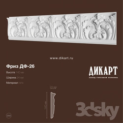 Decorative plaster - DF-26_140x24mm 