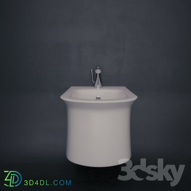 Toilet and Bidet - Gessi Cono Bidet with Mixer