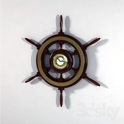 Other decorative objects - By Caroti_ art. 7_60 steering wheel_wheel Ship 
