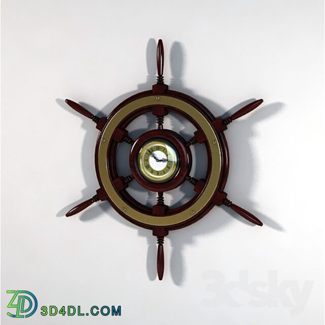 Other decorative objects - By Caroti_ art. 7_60 steering wheel_wheel Ship