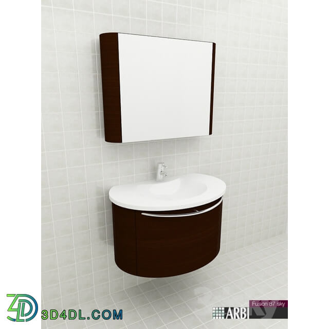 Bathroom furniture - Bathroom furniture ARBI. Fusion 87 Sky.